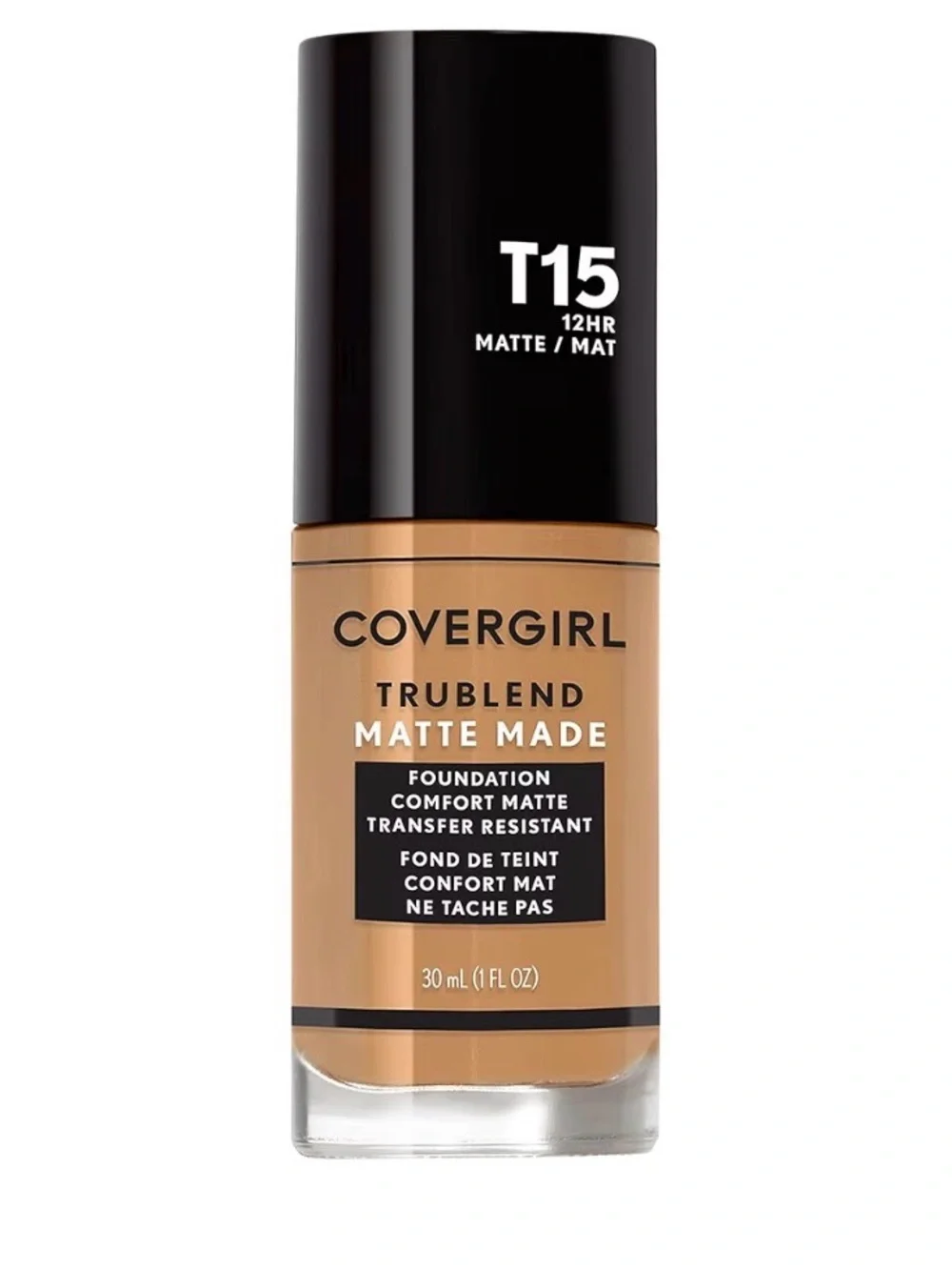 NWT CoverGirl TruBlend Matte Made Foundation T10 Matte- Golden Amber